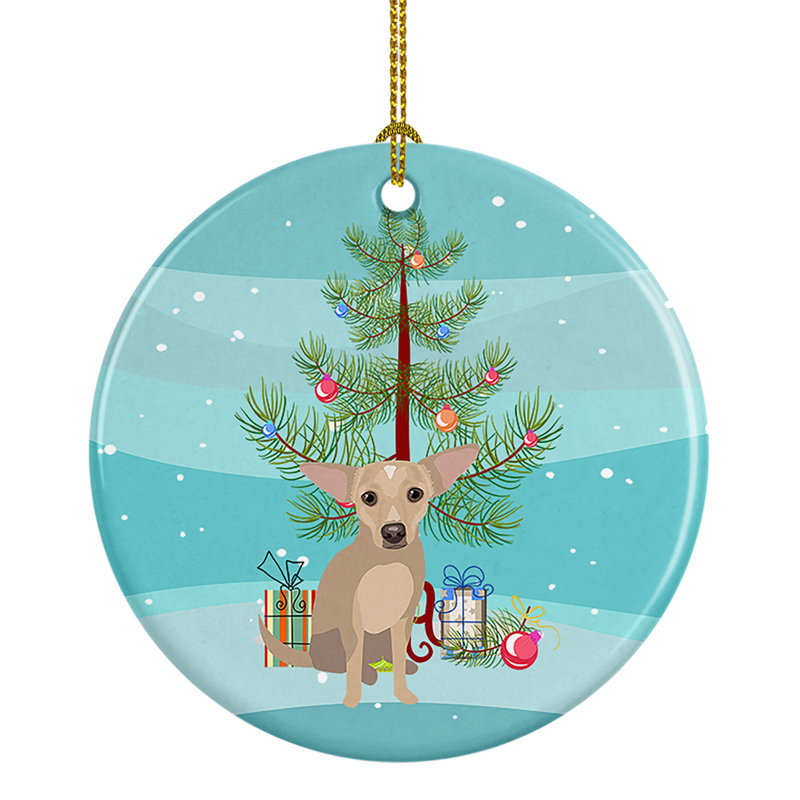 Décoration de Noël Chihuahua, Chihuahua argenté
