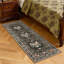 Tapis à poils longs lavable à la machine avec motif tigre et antidérapant-129575514-129913422