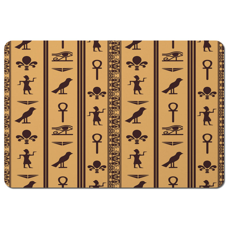 Dajad Polyester, Wood Rectangle Placemat