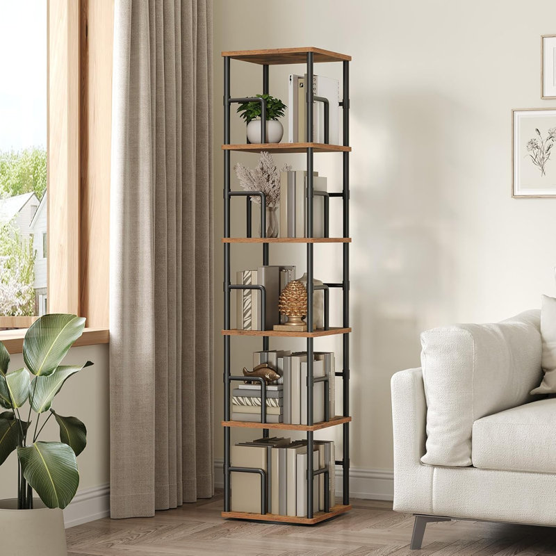 Five Layer Rotating Bookshelf