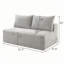 Causeuse modulaire sans accoudoirs-133258994