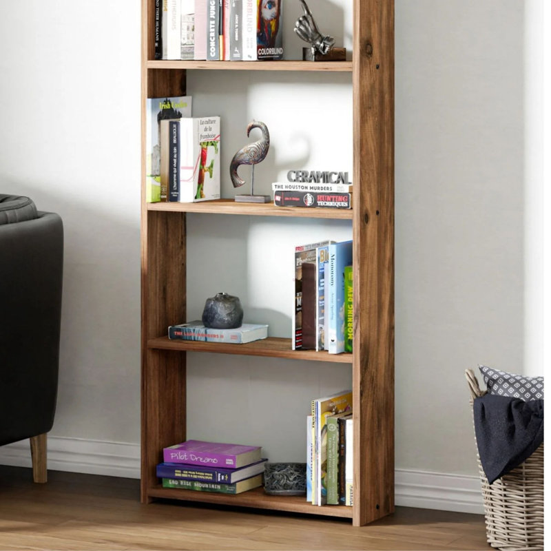  Bibliothèque à 4 tablettes «cera Pine»