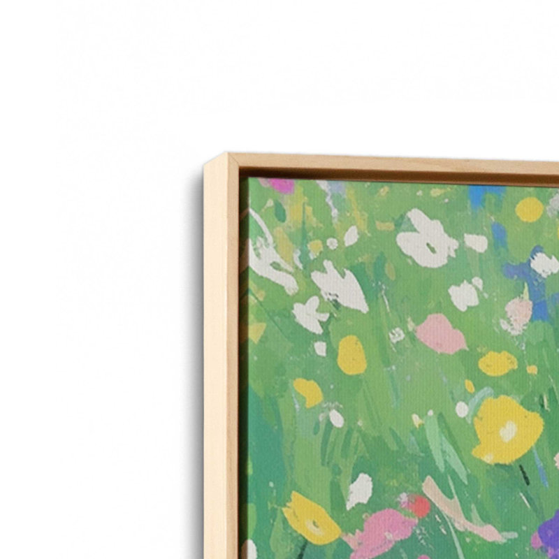 «Goose Wildflower Cute» par Trajeado, reproduction d'art, Tanné, H 48 po x l 36 po