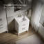 Seer 24" Freestanding Single Bathroom Vanity Cabinet with Sink and Quartz Top-631351426-557702010