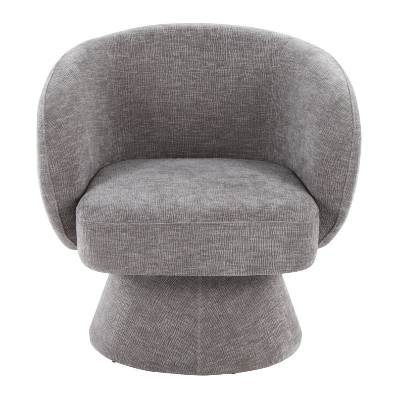 Terrance Swivel Accent Chair, Grey