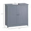 Under Sink Bathroom Cabinet With 2 Doors And Shelf, Pedestal Sink Bathroom Vanity Cabinet