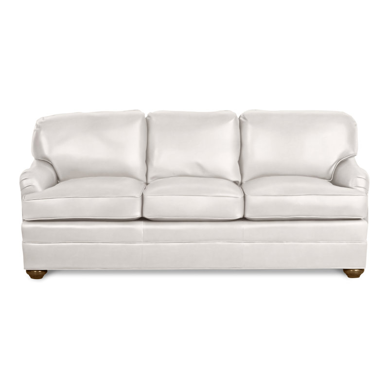 East Lake 82.5" Sofa, Havana, Regent Chalk Genuine Leather