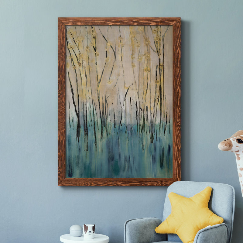 Mountain Air - Peinture sur toile encadrée, H 44 po x l 31 po x P 1 po, Cadre en érable