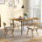 Space Saving Small Spaces Table, Walnut Drop Leaf Folding For 2 - 4 Dining Area