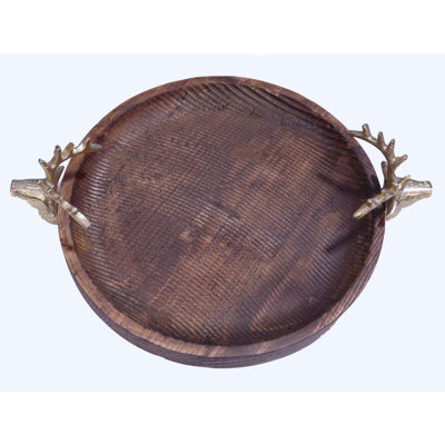 Recycle Reindeer Wooden Tray