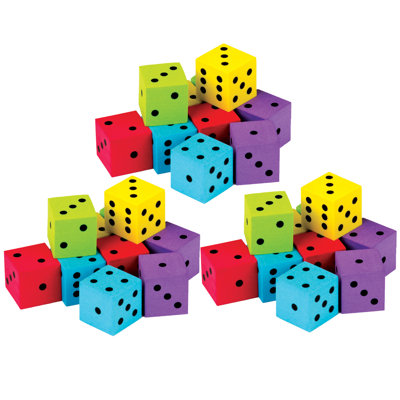 Dés colorés