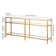 Ceno Glass Top Console Table