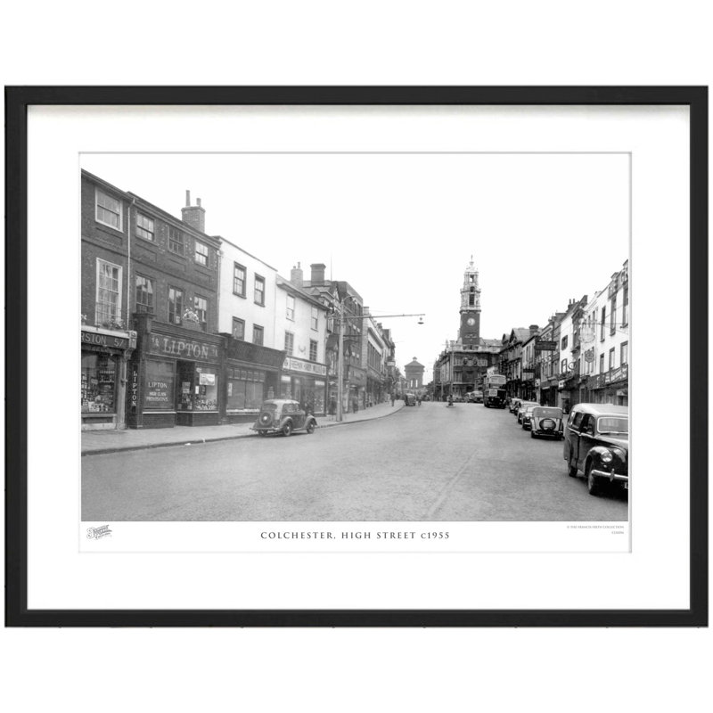 Colchester, High Street C1955 by Francis Frith - Single Picture Frame Print, 40cm H x 50cm W x 2.3cm D