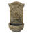 Rosette Leaf Polystone Outdoor Solar Wall Fountain-448945915