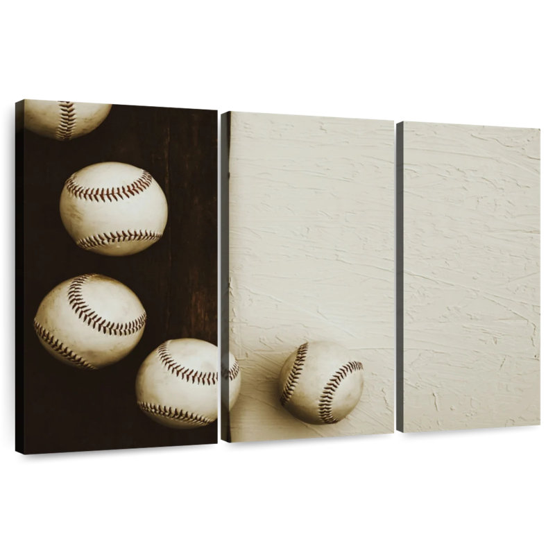 Billes de baseball Sirci, H 20 po x l 33 po