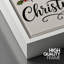«Merry Christmas Highland Cow», impression sur toile, impression sur toile encadrée-132863284-132863289