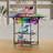 46.5" x 19.7" Foldable Craft Table with Wheels