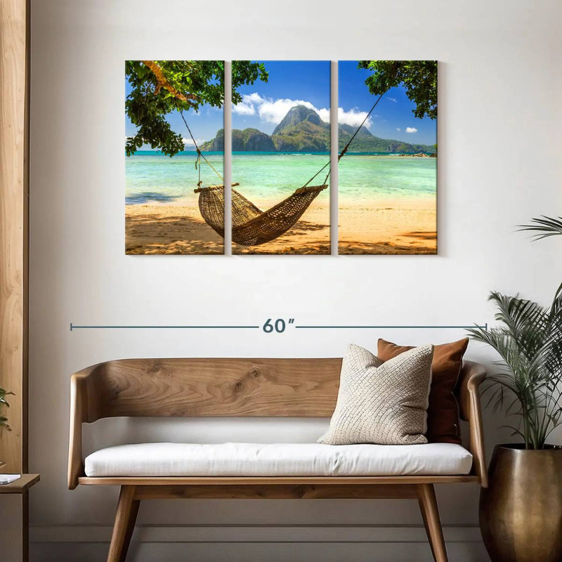 Hamac en bambou Gillard Beach, H 28 po x l 45 po