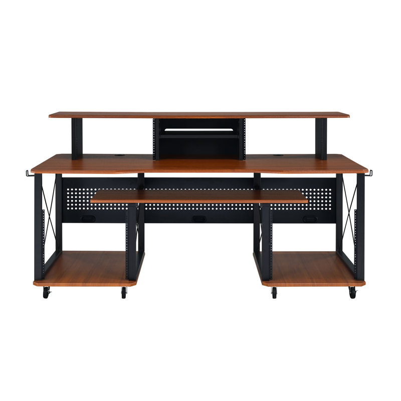 Bureau de musique cerise et finition noire