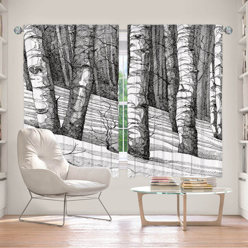 Delaughter Room Darkening Curtain Pair, 40" W x 52" L