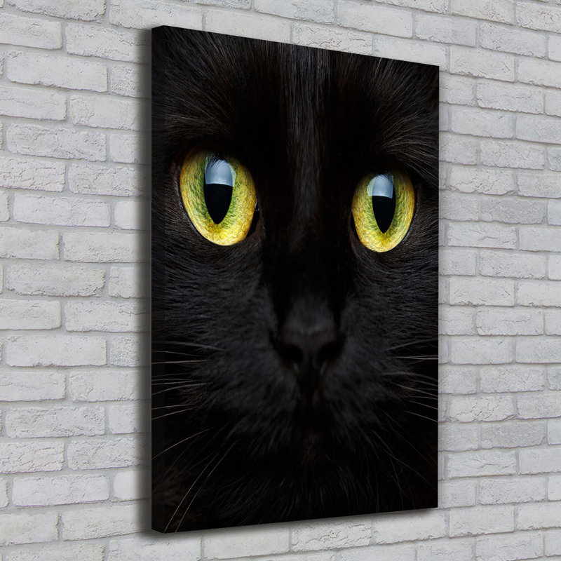 Cat's Eyes - Wrapped Canvas Print