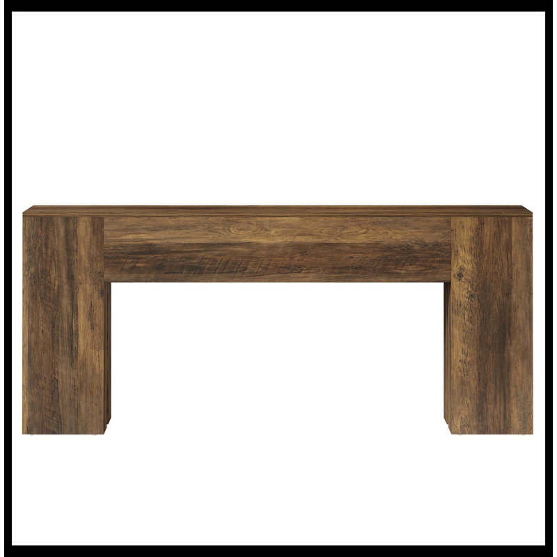 Rustic Coffee Table,Sturdy Console Table,Wooden Hallway Table