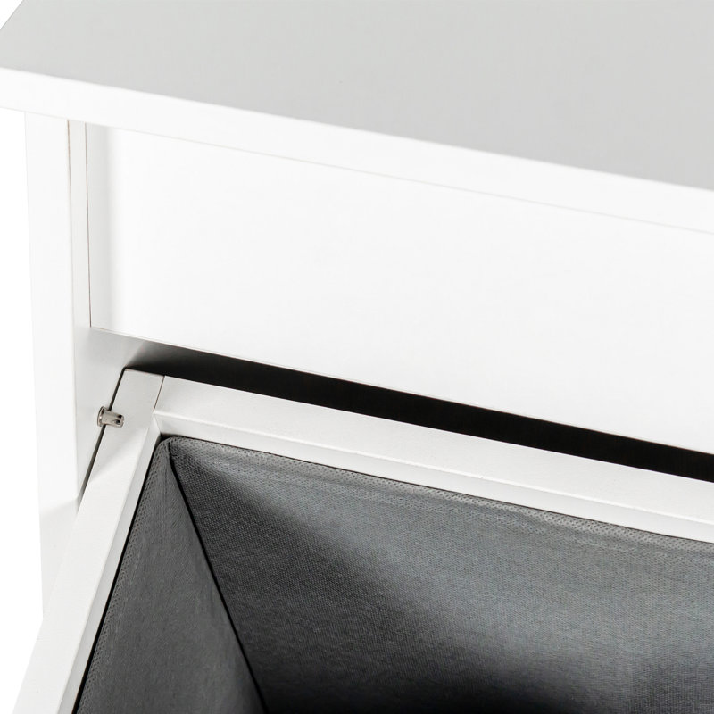 Laundry Cabinet,With 2 Removable Liner Bags