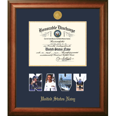Navy Discharge Picture Frame