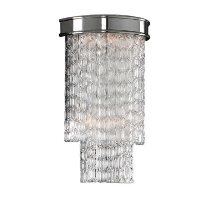 Savena 2 LT Chrome Wall Sconce Allegri