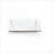 Wall Shelf, Modern Minimalist Single Solid Wood Shelf with Chrome Brackets, Wall Mounted | White | Solid Wood