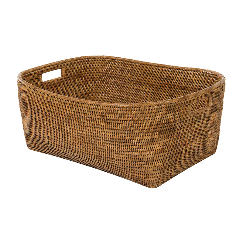 Panier en rotin Everard, Brun