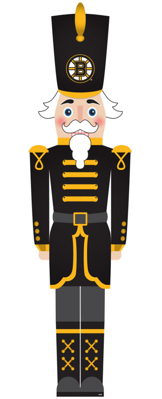 Boston Bruins 46" Nutcracker Leaner