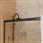 50In. -54 In. X 72 In. Traditional Sliding Shower Door In Matte Black With Clear Glass