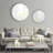 Beaded Round Wall Mirror 36"D-1540794285