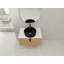 Meuble-lavabo de 30 po avec lavabo d'art en céramique et dalle de pierre artificielle, porte à fermeture en douceur, montage mural, contreplaqué (emballage KD)-259457974