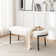 Jolanta Polyester Upholstered Bench