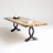 Curva 16.3"H Metal Bench Legs