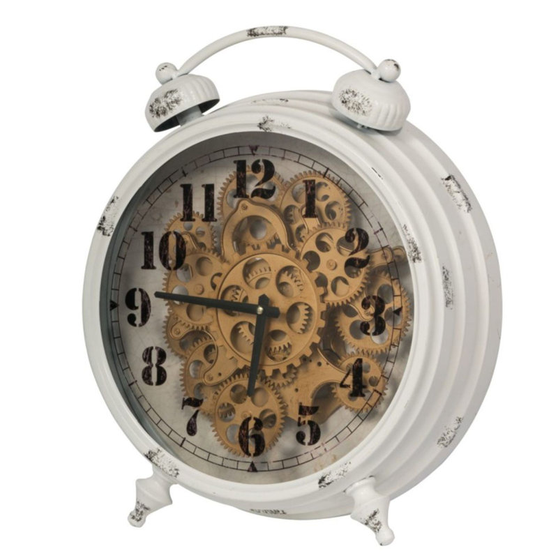 Horloge de table en métal