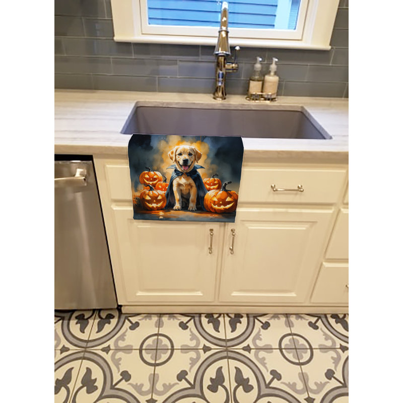 Serviette de cuisine jaune Labrador Retriever, Labrador Retriever blond