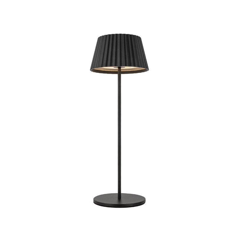 Dario LED Standard Table Lamp, Black