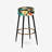 Beige And Green Tribal Damask Blend - Damask Bar Stools Set Of 2