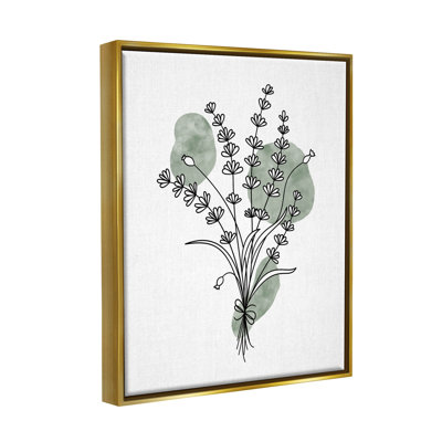 Fleurs sauvages encadrées, estampe numérique par JJ Design House LLC