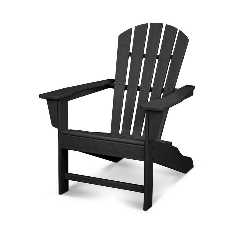 POLYWOOD Babie Classics Curveback Adirondack, Black