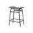 Barstool, Counter Height, Set Of 2, Kitchen, Grey Fabric, Black Metal, Contemporary, Modern-1521733023-1521733021