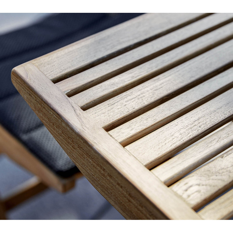 Flip Outdoor Teak Dining Table, 31.5" W x 31.5" L x 28.8" H