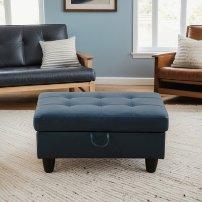 Beitz Faux Leather Ottoman