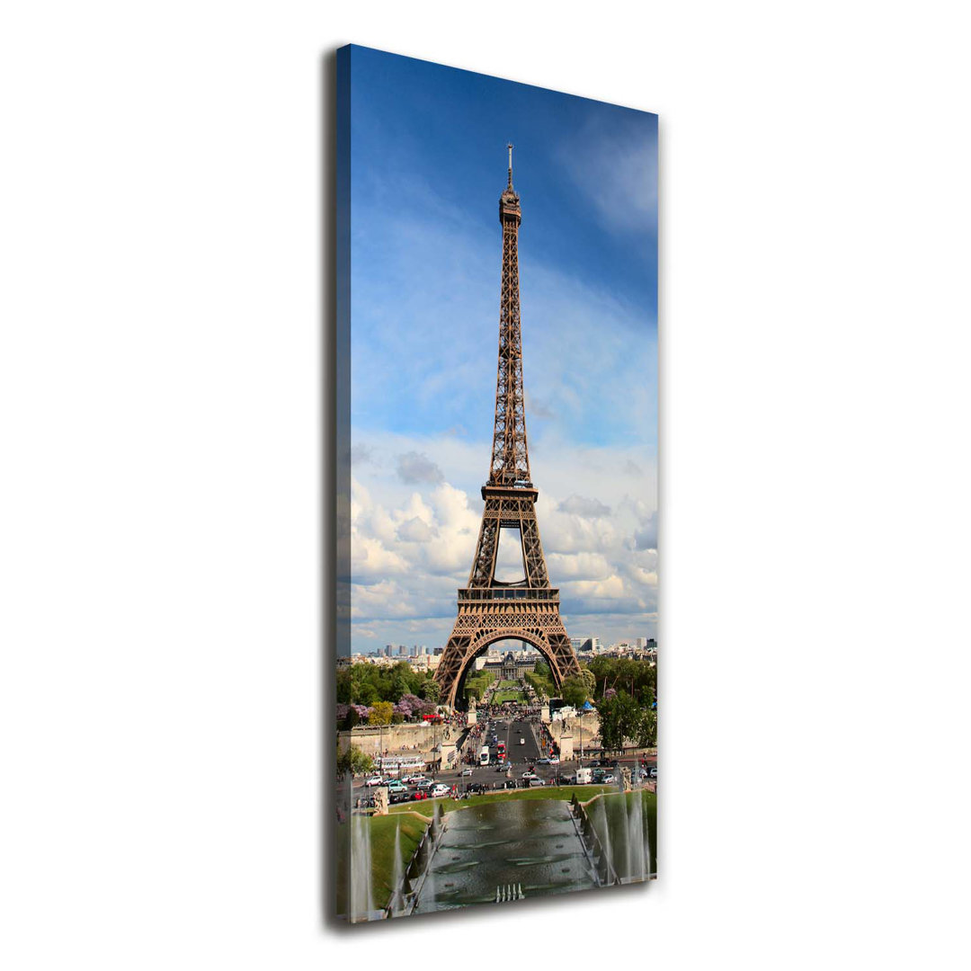 Eiffel Tower Paris - Wrapped Canvas Print