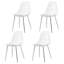 Chaises de salle à manger modernes en plastique transparent, chaises latérales transparentes sans accoudoirs avec dossier incurvé et pieds en métal-1276407857