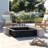 Houser DIY Heavy-Duty Square Steel Fire Pit Rim Insert - 30"-263765723