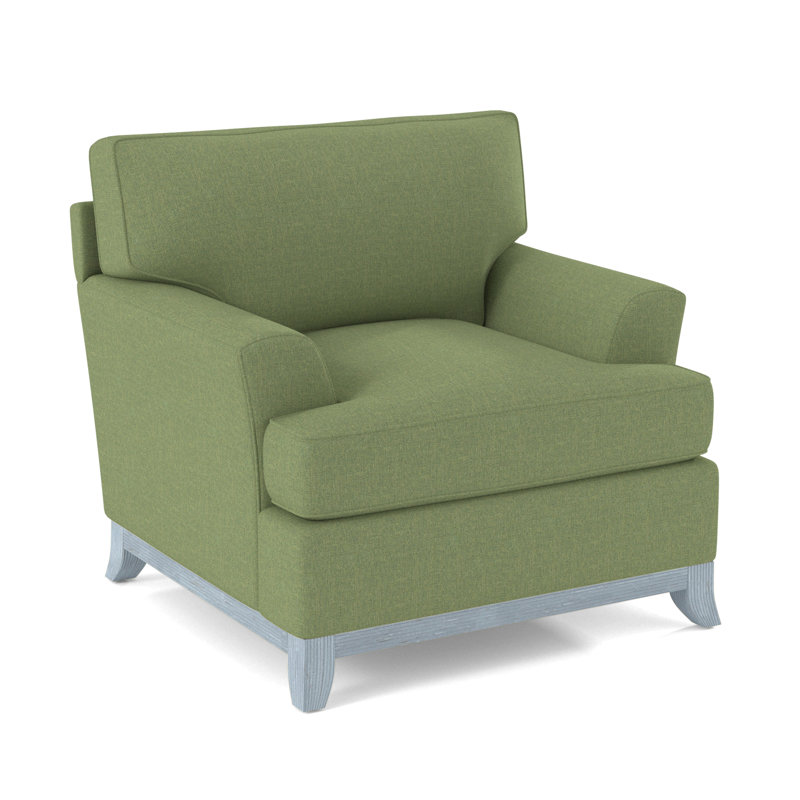 Oaks Way Armchair, Beige Performance Fabric; 0851-73, Sea Glass